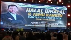 Halal Bihalal Tokoh Nasional Hanta Yuda Bersama Guru dan Alumni di Pangkalpinang