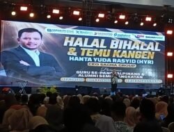 Halal Bihalal Tokoh Nasional Hanta Yuda Bersama Guru dan Alumni di Pangkalpinang