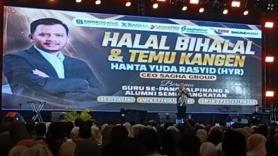 Halal Bihalal Tokoh Nasional Hanta Yuda Bersama Guru dan Alumni di Pangkalpinang