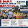 Aksi Damai Dukung Keberlanjutan Program MBG, Relawan dan Masyarakat Suarakan Kepentingan Rakyat