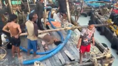 Diduga Tertimpa Besi Rajuk, Pekerja Tambang Timah Tewas di Perairan Laut Sampur