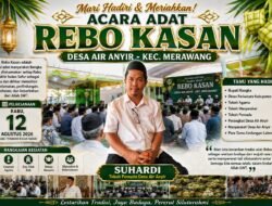Rebo Kasan di Air Anyer Ramai Dihadiri Warga dan Sejumlah Tokoh