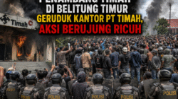 Penambang Timah di Belitung Timur Geruduk Kantor PT Timah, Aksi Berujung Ricuh