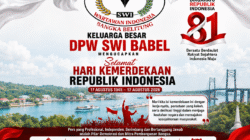 HUT ke-81 RI, DPW SWI Babel Teguhkan Komitmen Persatuan, Profesionalisme, dan Kemajuan Bangka Belitung