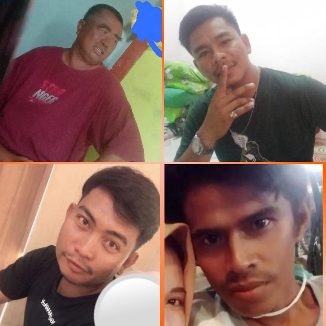 Caption : Foto empat awak KM. Putra Buluh yang hilang