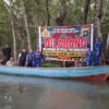 Ponton Rajuk Tower Ditemukan di DAS Kampak, Polres Bangka Barat Pasang Spanduk Larangan