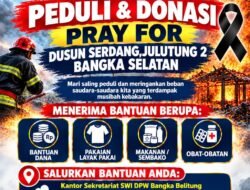 Ketua DPW SWI Babel dan Ketua Yayasan KUBI Sampaikan Keprihatinan, Buka Donasi untuk Korban Kebakaran Dusun Serdang