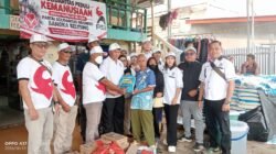 PSI Babel Salurkan 1,5 Ton Beras untuk Korban Kebakaran Dusun III Serdang