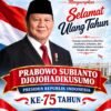 Di Usia ke-75, DPW SWI Babel Doakan Presiden Prabowo Semakin Kokoh Memimpin Bangsa